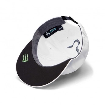 Mercedes AMG Petronas czapka flat baseballówka white Brim Hamilton F1 Team 2019