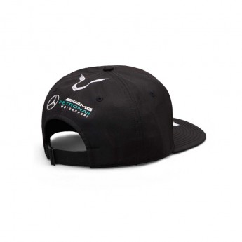Mercedes AMG Petronas czapka flat baseballówka black Brim Lewis Hamilton F1 Team 2019