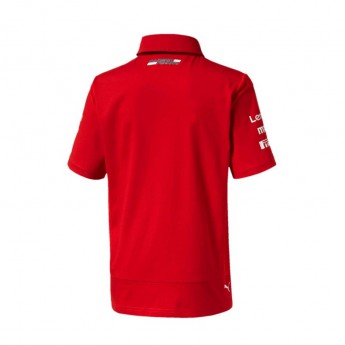 Ferrari dziecięca koszulka polo red F1 Team 2019