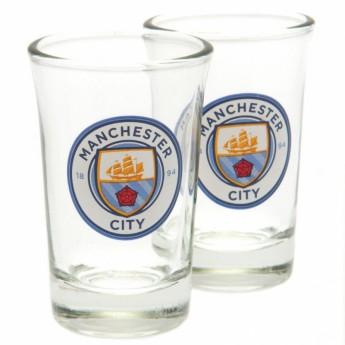 Manchester City kieliszek 2pk Shot Glass Set