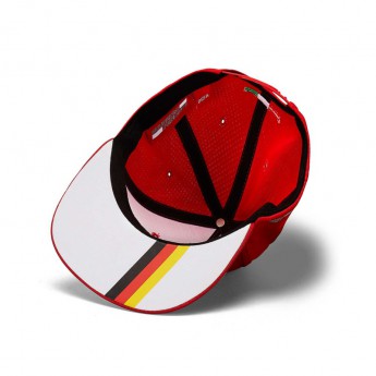 Ferrari czapka flat baseballówka Brim Vettel Fan red F1 Team 2019