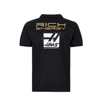 Haas F1 męska koszulka polo Energy black F1 Team 2019