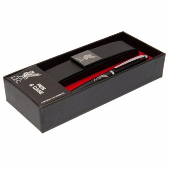 Liverpool długopis i futerał pen & case set