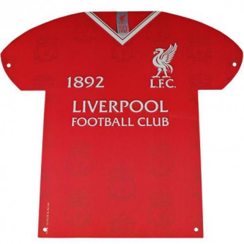 Liverpool metalowy znak Metal Shirt Sign LB