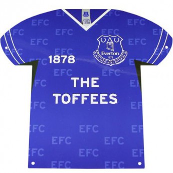 FC Everton metalowy znak Metal Shirt Sign