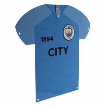 Manchester City metalowy znak Metal Shirt Sign