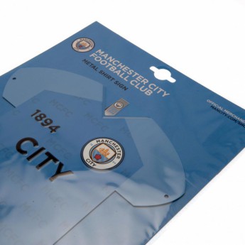 Manchester City metalowy znak Metal Shirt Sign