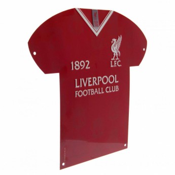Liverpool metalowy znak Metal Shirt Sign LB