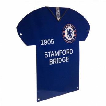 Chelsea metalowy znak Metal Shirt Sign