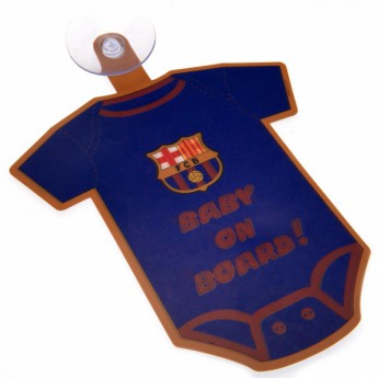 Barcelona mini body do samochodu Baby On Board Sign