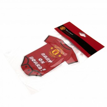 Manchester United mini body do samochodu Baby On Board Sign