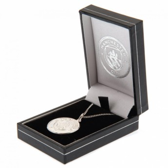 Manchester City naszyjnik z zawieszką Sterling Silver Pendant & Chain