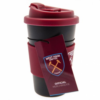 West Ham United kubek podróżny Silicone Grip Travel Mug