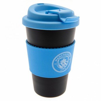 Manchester City kubek podróżny Silicone Grip Travel Mug