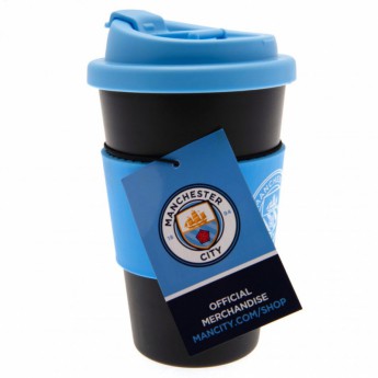 Manchester City kubek podróżny Silicone Grip Travel Mug