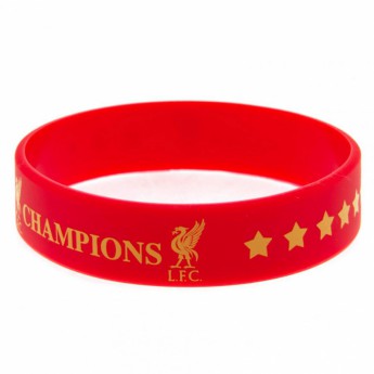 Liverpool opaska silikonowa Champions Of Europe Silicone Wristband