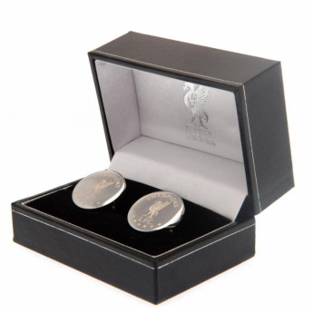 Liverpool spinki mankietowe Champions Of Europe Stainless Steel Cufflinks RD