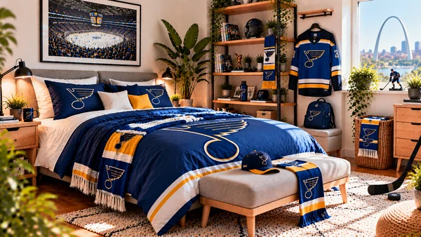 Inspiracja na pokój kibica St. Louis Blues