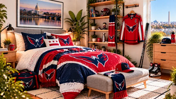 Inspiracja na pokój kibica Washington Capitals