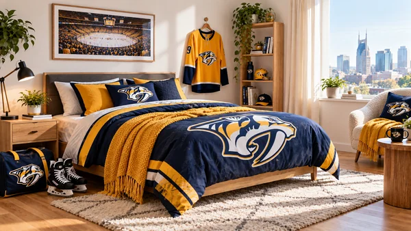 Inspiracja na pokój kibica Nashville Predators