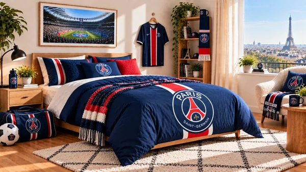 Inspiracja na pokój kibica Paris Saint-Germain