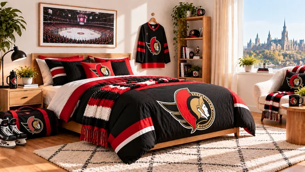 Inspiracja na pokój kibica Ottawa Senators