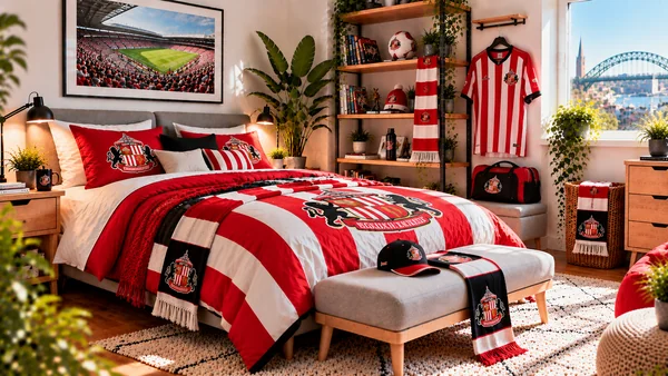 Inspiracja na pokój kibica Sunderland