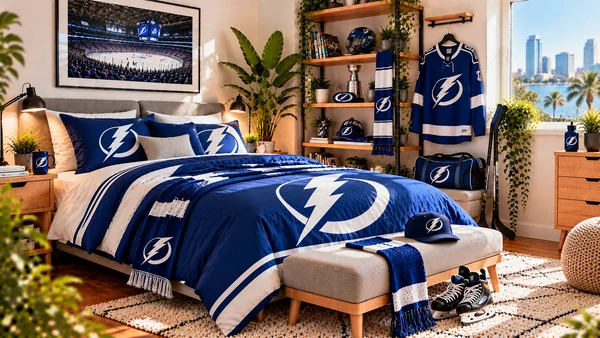 Inspiracja na pokój kibica Tampa Bay Lightning