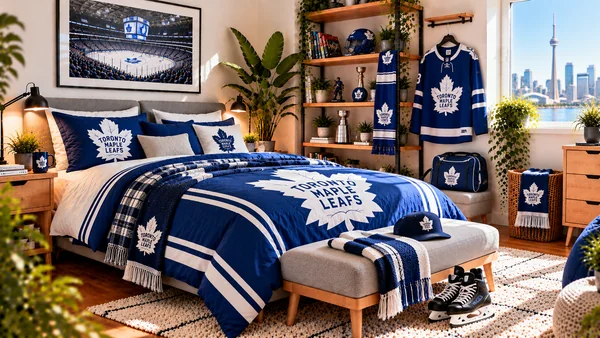 Inspiracja na pokój kibica Toronto Maple Leafs