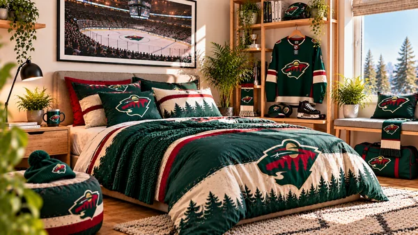 Inspiracja na pokój kibica Minnesota Wild