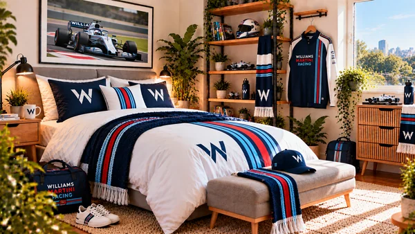 Inspiracja na pokój kibica Williams Martini Racing
