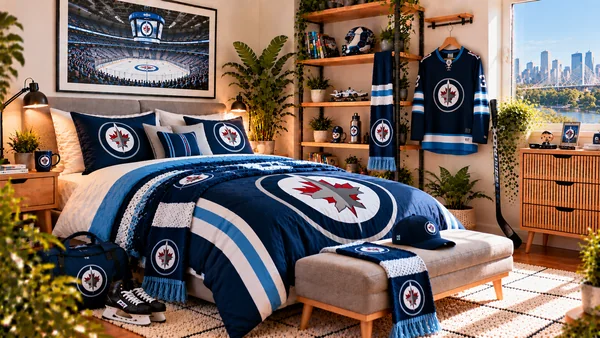 Inspiracja na pokój kibica Winnipeg Jets